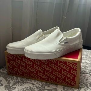 White vans size 7.5 W